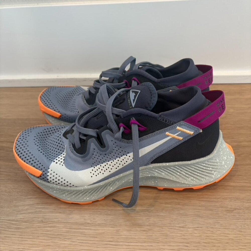 ** Nike Women’s Pegasus Trail Running shoes 2 Thunder Blue Purple 6.5